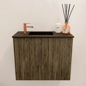 Mondiaz Joya 50cm toiletmeubel dusk met wastafel faye links 1 kraangat urban