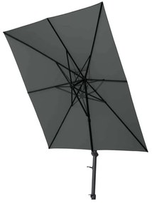 4 Seasons Outdoor Siesta parasol 300 x 300 cm charcoal antraciet frame met voet * Sale *  Parasol    antraciet weerbestendig