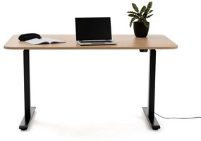 Elektrisch staand bureau 140 x 80 cm Ryta