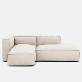 Loungebank, rechts, ribfluweel, Seven