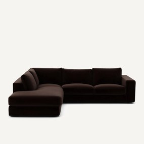 Hoekbank in fluweel, Skander