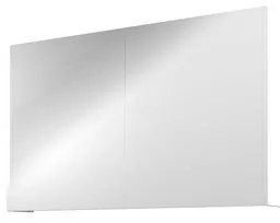Proline Spiegelkast Comfort met spiegel op plaat aan binnenzijde 2 deuren 100x14x60cm Mat wit 1808655