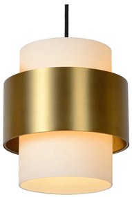 Lucide Firmin hanglamp 110cm 3x E27 goud mat