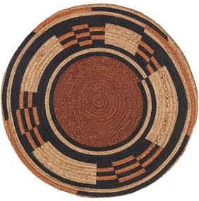 Vloerkleed Sahara jute rond | Benuta