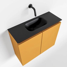 Mondiaz Ture 60cm toiletmeubel ocher met wastafel urban midden geen kraangat