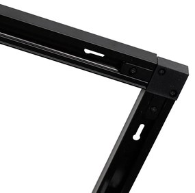 Modern railsysteem met 10 spots zwart 1-fase  - Iconic Jeana