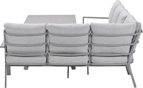 Garden Impressions Senja lounge dining set 3-delig rechts - valley sand