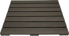 Terrastegel composiet 50 x 50 cm antraciet FSC (24 mm) massief
