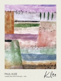 Kunstreproductie Landscape with Poplars (1929), Paul Klee