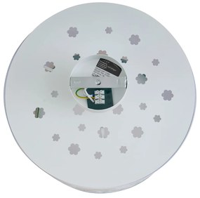 Kinder plafondlamp wit met bloemen - Harrie between Flowers