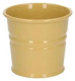 Bloempot, zink, zandkleur,Ø 7 cm