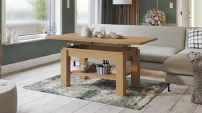 ASTORIA eiken Oasis, opklapbare salontafel