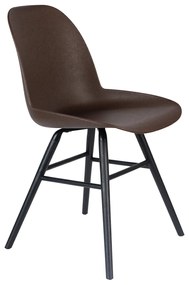 Zuiver Albert Kuip Moderne Kuipstoel Coffee Met Zwart Onderstel