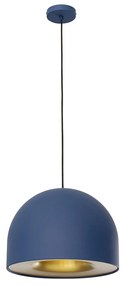 Kare Design Zen Blue Design Hanglamp Donkerblauw Met Goud