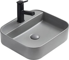 Mexen Sofia opbouwwasbak 50 x 40 cm, lichtgrijs mat - 22155061