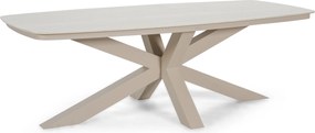 Dining Tuintafel rechthoekig 220x100 cm Zand/Beige Provence low