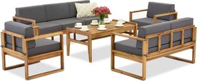 Acaciahouten tuinmeubelen Maskat Coffee 7 Tuinpunt
