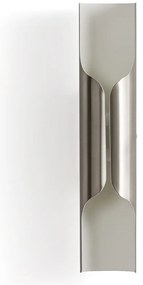 Wandlamp LED, gesatineerd nikkel, Henrio