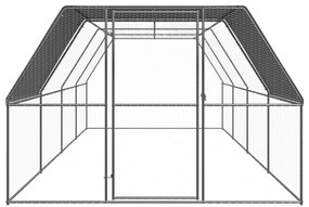 vidaXL Kippenhok 3x8x2 m gegalvaniseerd staal
