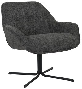 Starfurn Mila Draaibare Fauteuil Chenille Donkergrijs