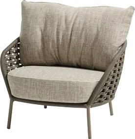 4 Seasons Outdoor Vera loungestoel Mocca Loungestoel beige weerbestendig