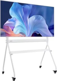VEVOR TV-standaard Rollende TV-kar voor 889-2540 mm TV-standaard TV-standaard tot 90 kg, TV-vloerstandaard met plank (max. VESA 800 x 600 mm) voor Woonkamer Slaapkamer Kantoor