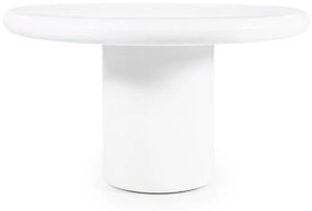 By-Boo Frost Ronde Eettafel Wit Magnesium - 130 X 130cm.