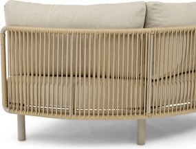 Hoek loungeset 5 personen Rope Zand/Beige  Coco Amici