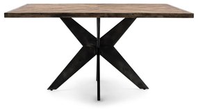 Rivièra Maison - Falcon Crest Square Dining Table, 150x150 cm - Kleur: zwart