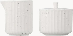 New Bone China melkkan en suikerpot Ora Gloss, 2-delig