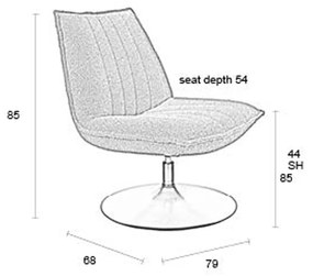 Draaibare Fauteuil Wit Boucle