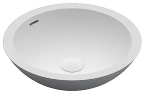 Riho Avella waskom solid surface rond wit mat