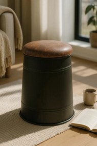 Puff Opbergknop 38 cm Kunstleer