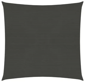 vidaXL Zonnezeil 160 g/m² 3x3 m HDPE antracietkleurig