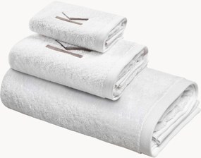 Katoenen handdoekenset Monogram van A tot Z, 3-delig