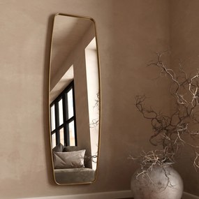 Kare Design Opera Design Spiegel Messing - 40x160cm
