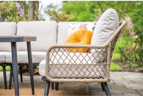Garden Impressions Kalibo lounge dining set 6-delig - desert sand