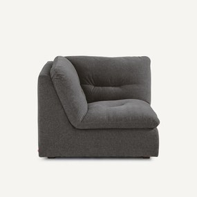 Modulaire 90° hoek in chenille fluweel, GIULIANO