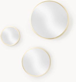 Ronde wandspiegels set Ida, 3-delig