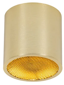 Design Spot / Opbouwspot / Plafondspot goud - Impact Honey Design GU10 cilinder / rond Binnenverlichting Lamp