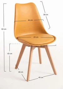 Pakket van 4 Synk Basic stoelen