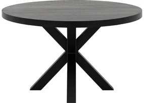 Goossens Eettafel Blade, Strak blad rond 110 x 110 cm 6 cm dik
