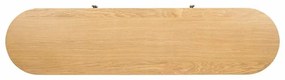 Richmond Interiors Belfort Ovaal Tv-meubel Eiken Met Ribbels - 185x45x56.5cm.