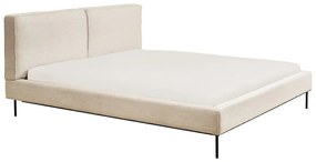 Kare Design East Side Gestoffeerd Bedframe Creme Stof 180 Cm