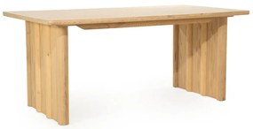 Eleonora Jake Design Eettafel Eiken Naturel 180x100 Cm - 180 X 100cm.