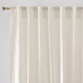 Linnen gordijn afgewerkt met verdekte lussen, Elba