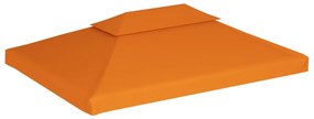 vidaXL Vervangend tentdoek prieel 310 g/m² 3x4 m oranje
