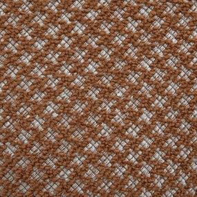 Jacquard pied-de-poule poef, CLEOPHEE