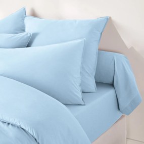 Effen bolstersloop in gewassen katoen, Scenario