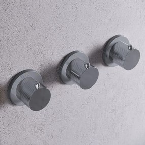 Saniclear Plus Stripes thermostaatkraan afbouwdeel chroom